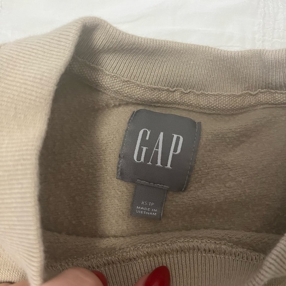 Gap Men’s (Unisex) Vintage Soft Crewneck Sweatshirt, XS Taupe Beige - Picture 3 of 5